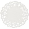 Rayher 59225102 Lace Paper Set: Round, Self-Service Bag, 60 Pieces,
