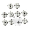 CHILDWEET Christmas Tree Decorations 10pcs DIY Cotton Ball Ornaments Soft