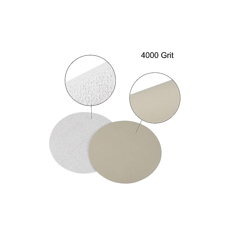 TA-VIGOR 5Pcs 125mm Wet and Dry Sanding Discs, 4000 Grit