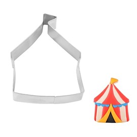 R&M Circus Tent Cookie Cutter Stainless Steel 3.5"