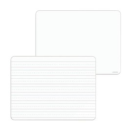 U Brands Dry Erase Lap Board, Double Sided, Ruled and Plain, 9" x 12", 24 Count