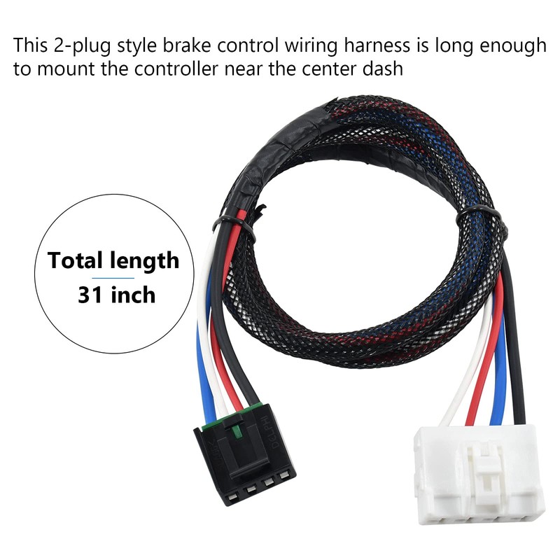 RED WOLF Brake Control Wiring Harness Fit for 1995-2009 Dodge
