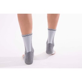 Amashr Nylon Spandex Knitted Seamless Elastic Compression Ankle Support Brace Breathable Footrest Ankle Support Medium