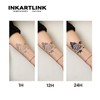 INKARTLINK Tattoo Tech, 2 Sheets Extra Large Semi Permanent Tattoo,