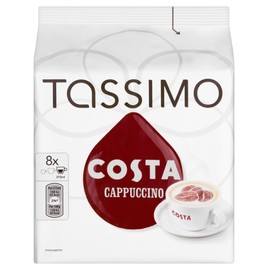Tassimo Costa Cappuccino Coffee (16 pods, 8 servings)
