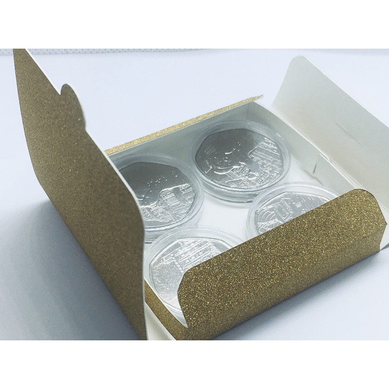 50p RM 2018/2019 Paddington Bear Set of 4 x Coins,St