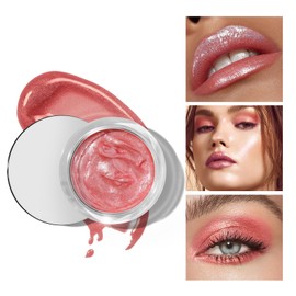 Glitter Liquid Highlighter Makeup, Face Highlighter & Eye Highlighter Makeup, Smooth Cream & Natural Glossy Finish, Cruelty-free and Vegan