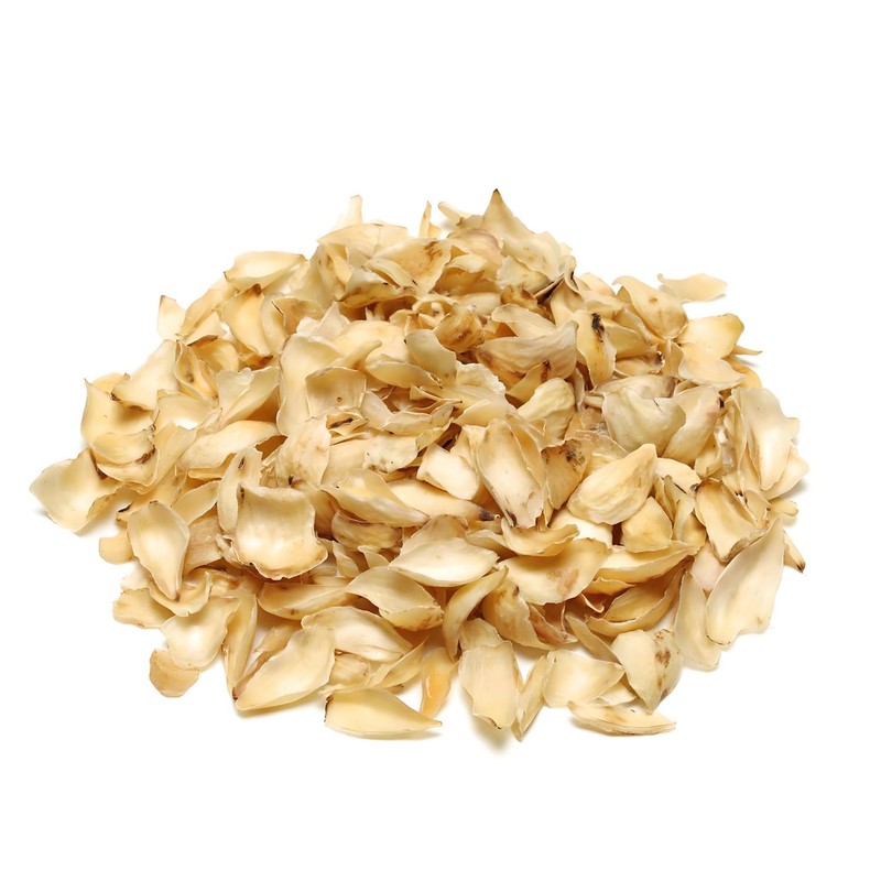 Natural Dried Lily Bulb - 3.5 oz, Cut & Sifted,