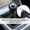 SSNNUU Car Shift Boot,Carbon Fibre Leather Gear Shift Cover for