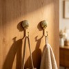 ZH-ZHENGHENG Seashell Wall Hooks, Ocean Theme, Decorative, for Beach or