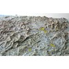 3D Knoxville Regional Raised Relief Map | Great Smoky Mountains