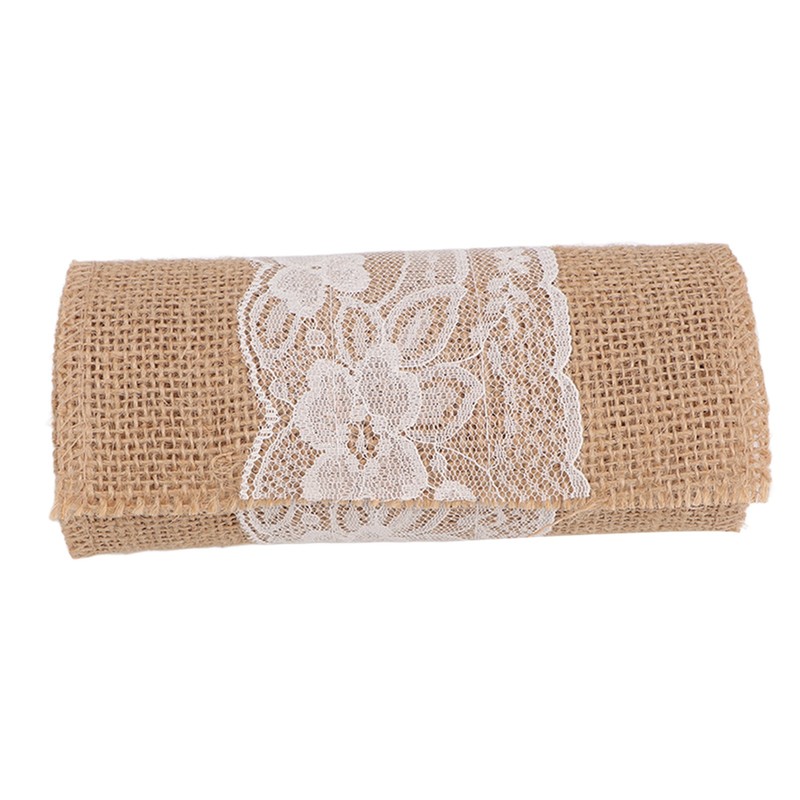 3 Rolls Jute Lace Ribbon Simple Elegant Jute Lace Ribbon
