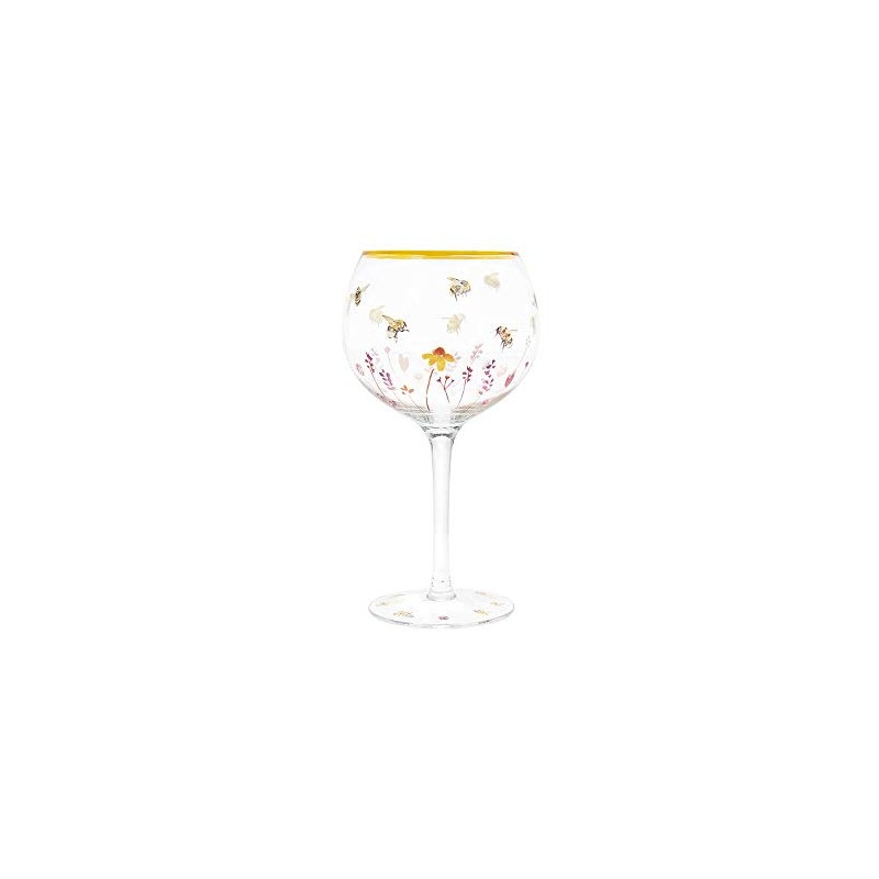 Gin Glass Busy Bees