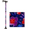 NOVA Folding Cane, Walking Cane with Quad Tip, Foldable &