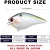 LUCKY CRAFT Fat CB BDS2, Fishing Lure, Crankbait (183 Pearl