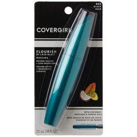 COVERGIRL Flourish Blast Mascara, Black 805, 0.4 Ounce