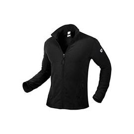 BP 1694-641-32-XL Fleece Jacket for Men, Stand-Up Collar and Arm Lifting System, 275.00 g/m² 100% Polyester, Black, XL
