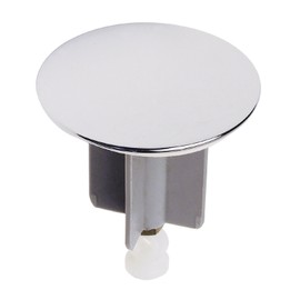 Sanitop-Wingenroth Excenterstopfen | Klassisches Design | 65 mm | Zentrierstern | Für Excentergarnituren | Metall & Kunststoff | Verchromt | 65668 9