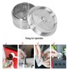 Reusable Coffee Capsule Stainless Steel Refillable Coffee Pod with Brush