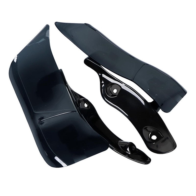 XMMT Smoke Adjustable Fairing Air Deflectors Side Wing Windshield for