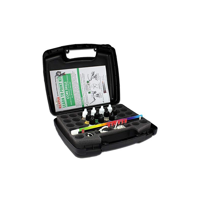 Reaper Miniatures 08906 Learn to Paint Kit Core Skills, Master