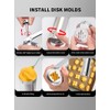 Professional Aluminum Cookie Press Set with 20 Discs & 4