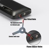 Cponmist 2 Pack Mini Butane Lighter, Double Jet Torch Lighter