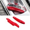 Jaronx 2PCS Glossy Red Key Fob Cover Compatible with Cayenne Panamera 2018-2024/911 Carrera 2020-2024/Taycan 2020-2024, Remote Key Covers Painted Keyless Entry Key Protectors