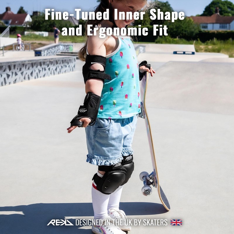 REKD Junior Heavy Duty Triple Pad Set, Complete Protection Pack,