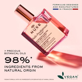 Nuxe NUXE Huile Prodigieuse Floral - Organic All-in-One Oil for Body, Face & Hair. Radiant Looking Glow and Skin Hydration