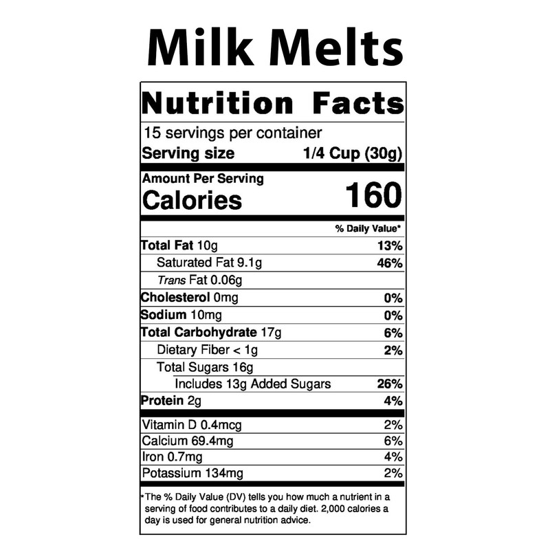 Vermont Nut Free Chocolates Melts (Milk) 16 Ounces, 2 Bags,