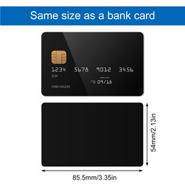 20pcs NFC Cards Rewritable NFC Tags NTAG 215 PVC Cards Blank Easy Convenient Programmable NFC Business Card Chip 504 Bytes Memory NFC Tag Compatible with All NFC Enabled Black