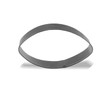 Keewah Football Cookie Cutter, 4 x 2.2 inch, Stainless Steel