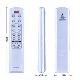 ZWP RC-39173N Replacement Remote Control fit for Lenoxx HT300/A HT-3916 HT-3917 HT-3918 HT-5000 RC-3123N 39173 Fbt 1084 Home Theater