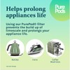 PurePods Starter Kit Refillable Reusable Water Filter Cartridge & 3X