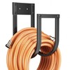 Garden Hose Holder Wall Mount - Metal Water Hose Hanger
