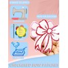 Coquette 9 Pack Checkered Bow Patches - Iron on Patches
