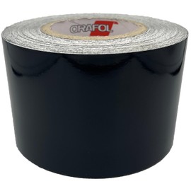 Oralite 4" Black Reflective Tape 5700 Type 1 Engineer Grade (Reflects Bright White) (4" x 10')