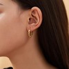 Aprilery Gold Hoop Earrings for Women, Trendy Heart Waterdrop Chunky