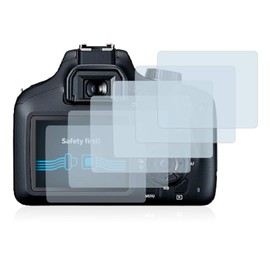 Savvies 6 Pack Screen Protector compatible with Canon EOS 4000D Protection Film Clear
