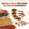 AGIgear Premium Measuring Cups and Spoons Set with Wood Handle