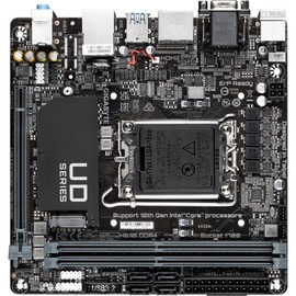 GIGABYTE H610I DDR4 (H610/ Intel LGA 1700/ Mini-ITX/ DDR4/ Single M.2/ PCIe 4.0/ USB 3.2 Gen1/ Intel GbE LAN Chip/Motherboard)