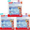 tesa Powerstrips Deco-Haken, transparent, für max. 200g, 3 Packungen mit