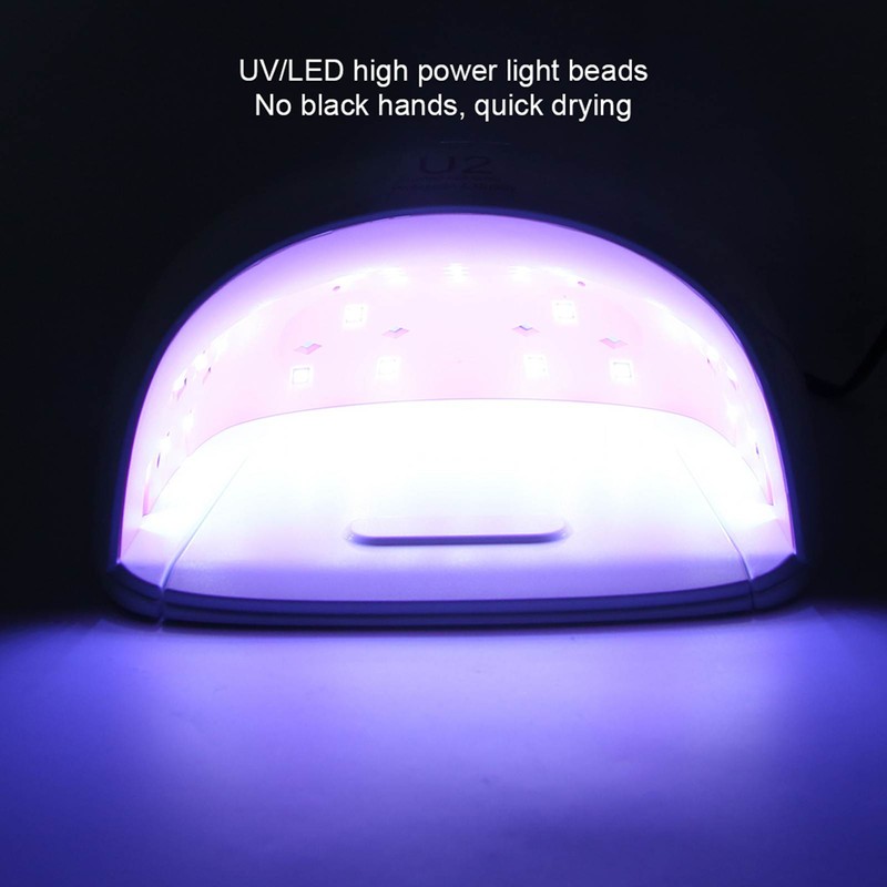 72W Professional Nail Dryer Gel Polish UV LED Light Manicure