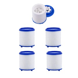 5 Pack Sink Water Faucet Filter Cartridge Replacements,Sink Water Filter Faucet Water Filter, Removes Chlorine Fluoride Heavy Metals,Soften Hard Water