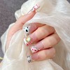 NAIL ANGEL Handmade Press-On Nails, Duck Bill Shape, Set of