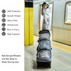 XCMAN Roller Snowboard Bag With Wheels 63-75Inch Adjustable Length Padded