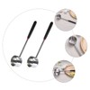 Ciieeo 2Pcs Coconut Opening Tool Professional Coconut Cracker Kit with