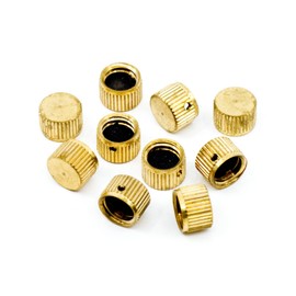 3/8"-16 x 7/16" Brass Coarse Thread Bleeder Caps (10 pcs.)