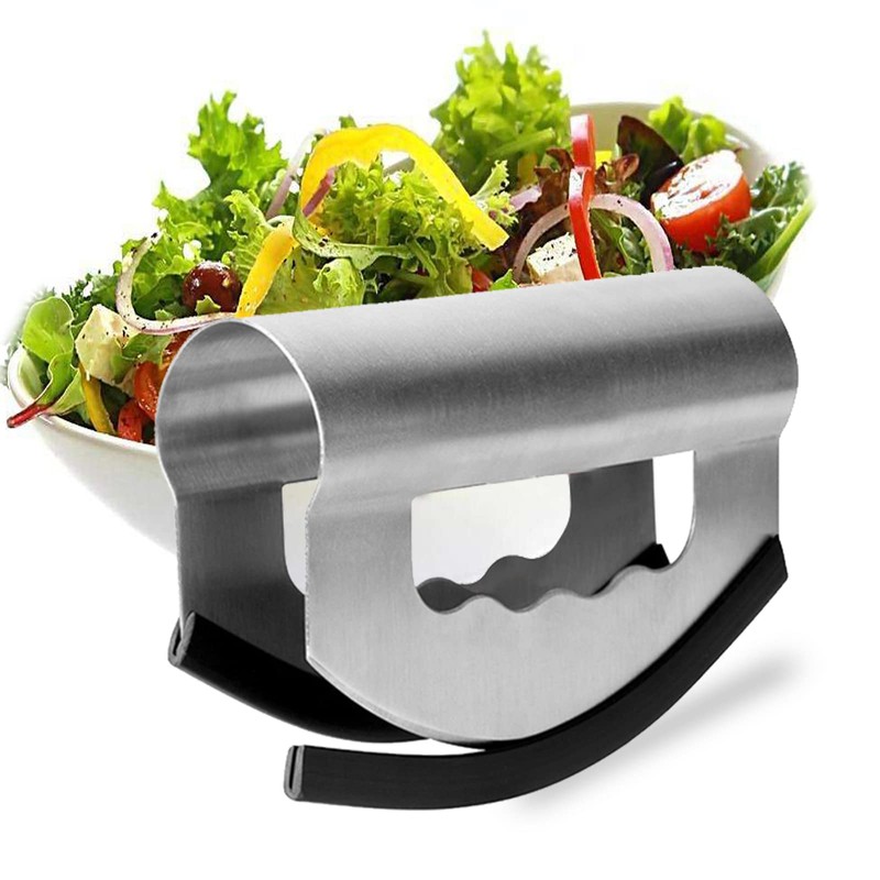TanDraji Salad Chopper with Protective Cover - Double Blade Salad
